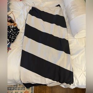 Anthro size small striped maxi skirt